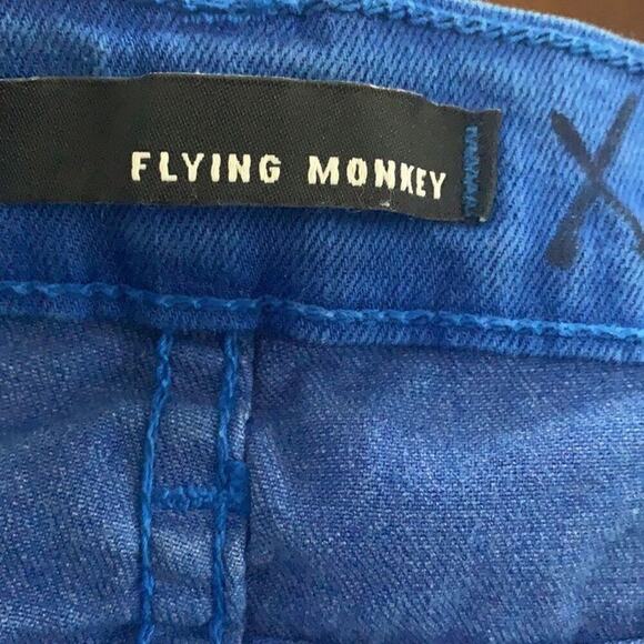 FLYING MONKEY‎ BLUE SKINNY JEANS SIZE 5 - Picture 4 of 7